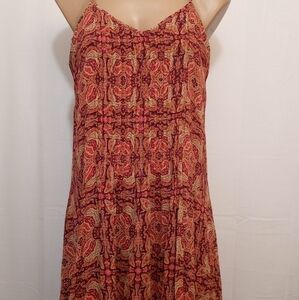 SANCTUARY Orange/Purple Sleeveless Dress Women's Size Small